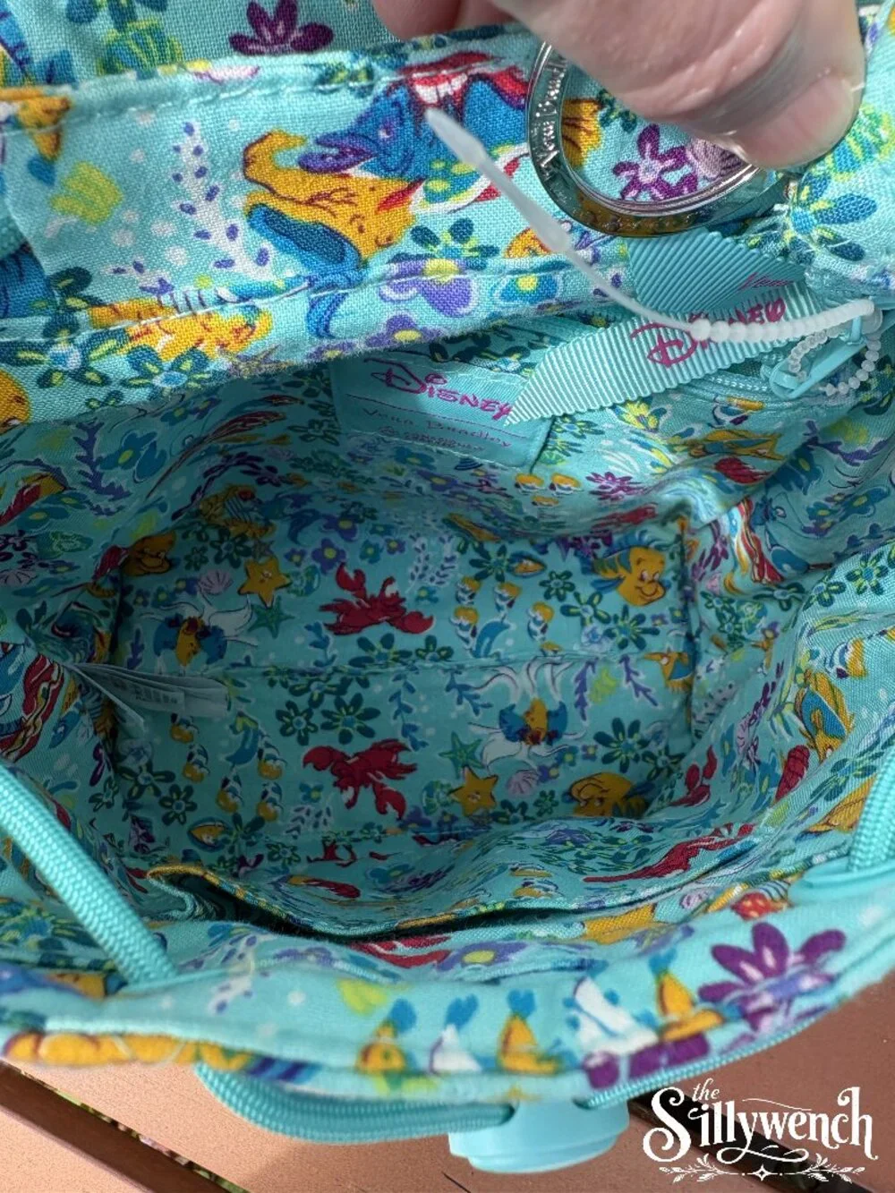Vera Bradley Little Mermaid Small Backpack in Recycled Cotton